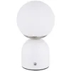 Image de Globo - Lampe de table, lampe de chambre, lampe d'appoint, variateur tactile led, table de chevet, nickel
