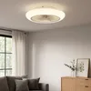 Image de Plafonnier ventilateur de plafond avec éclairage plafonnier silencieux avec ventilateur chambre, fonction mémoire refroidissement, 18 watts led