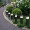 Image de Lampes à brancher, lampes solaires, lampadaires, lampes d'extérieur, lampes de jardin, batterie rechargeable IP44, finition gris satiné, led 0,06