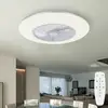 Image de Ventilateur de plafond avec lumière et télécommande Plafonnier Ventilateur Refroidisseur d'ambiance Éclairage Lampe lumière du jour, dimmable cct, 1x
