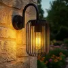 Image de Lampe d'extérieur à LED Lampe de façade en acier inoxydable Lanterne noire Lampe de jardin IP44, métal, 1x 7W 806Lm blanc chaud, LxH 16x32,5 cm