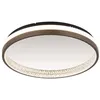 Image de Globo Lighting - Plafonnier plafonnier lampe de salon cristaux gris 3 niveaux led d 39,7 cm