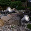 Image de 2x lampe d'extérieur enfichable lampe de jardin spot, pointe de terre IP65 résistant aux intempéries spot mobile, verre clair gris, 1x douille GU10,