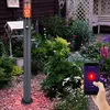 Image de Lampe de chemin avec détecteur de mouvement Smart led lampadaire d'extérieur, dimmable, application et commande vocale, changement de couleur rvb,