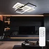 Image de Globo Lighting - Plafonnier salon plafonnier salle à manger lampe chambre lumière, métal aluminium blanc noir, télécommande dimmable cct, led 40W