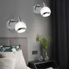 Image de Applique murale applique lampe de chambre LED verre chrome spot mural, opale, 1x LED 3W 300Lm 3000K, LxH 8x11,5 cm, lot de 2