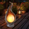 Image de Lampe solaire lampe solaire lampe d'extérieur lampe de jardin lampe d'extérieur zone d'entrée, IP44 anti-éclaboussures optique de flamme argent or,