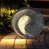Image de Lampes solaires aspect pierre pour l'extérieur, sculpture de jardin pour l'extérieur, lampe solaire d'extérieur résistante aux intempéries, lampe de