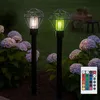 Image de Lampadaire dimmable avec télécommande lampe de terrasse lumière extérieure lampe de chemin led industrielle lampe de pied en acier inoxydable noir,