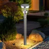 Image de Lampe de jardin avec détecteur de mouvement Lampe d'allée LED en acier inoxydable Lampe d'extérieur avec Erspitz Lampes solaires pour l'extérieur, 3