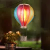Image de Lampe solaire à suspendre Lampe extérieure Ballon à air chaud multicolore Effet de feu Décoration de jardin Lampe de balcon, 20x 0,5W 1600K blanc