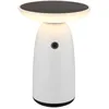Image de Lampe de table solaire d'extérieur LED USB-C IP54 variateur tactile blanc 22,5 cm