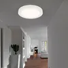 Image de Globo - Plafonnier led lampe de couloir lampe de cuisine plafonnier blanc lampe de salon ronde, 24W 2100lm blanc chaud, DxH 24,5 x 3,5 cm