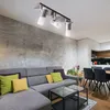 Image de Etc-shop - Spot de plafond plafonnier spot led réglable spot intérieur lampe de salon lampe de cuisine 3x 3W 245 lm 3000K, l x h 38 x 10,5 cm