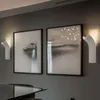 Image de Applique murale béton led spot mural béton gris lampe de salon murale led, éclairage indirect, 1x led 4,2W 200Lm blanc chaud, LxH 10x30 cm, lot de 2