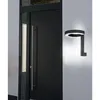 Image de Applique murale d'extérieur Applique led en aluminium et plastique, éclairage d'extérieur gris satiné, design anneau, 1x led 6 watts 280 lumens blanc