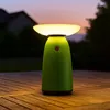 Image de Lampe solaire d'extérieur Lampe de table verte led Lampe de jardin Touchdimmer Lampe de balcon, aluminium plastique, 10W 500lm blanc chaud, DxH 16 x