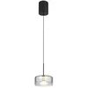 Image de Globo Lighting - Lampe suspension lampe de table à manger lampe de salon en verre fumé led h 150 cm