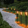Image de Lampes solaires torches lampe de jardin lumière solaire extérieur torches solaires pour flamme extérieure torche solaire lampes torche pour