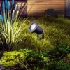 Image de Projecteur de jardin led avec piquet de terre éclairage de chemin gris courant extérieur lampe extérieure avec fiche, aluminium verre IP65, 4,5W