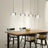 Image de Lampe suspendue lampe de table à manger lampe de salon LED verre fumé H 150 cm