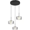 Image de Globo Lighting - Lampe à suspension lampe de table à manger lampe de salon en verre fumé h 150 cm