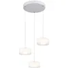 Image de Globo Lighting - Lampe suspendue lampe suspendue plafonnier led verre hauteur peut être raccourcie lampe de salon