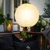 Image de Lampe solaire Lampion Lampe d'extérieur led Lampe à suspendre de jardin sableLampe d'extérieur suspendue, acier inoxydable plastique, blanc chaud,