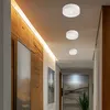 Image de Globo Lighting - Plafonnier led plafonnier blanc lampe de cuisine lampe de couloir, aluminium, 10W 470lm blanc chaud, DxH 15 x 4 cm, lot de 3