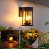 Image de Torches solaires pour l'extérieur, lanterne de table vacillante, solaire pour l'extérieur, applique murale solaire de jardin, lanterne 3 en 1 avec