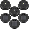 Image de Paquet de 6 pièces de remplacement de lumière solaire, pièces de lanterne solaire, panneau solaire led, lumière d'ombre pour suspension extérieure