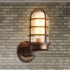 Image de Applique Rétro Vintage Éclairage Industriel Appliques Rustiques Applique Murale Cage Métallique Intérieur Lampe d'Intérieur de Maison Rétro (couleur