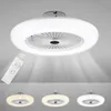 Image de Einfeben - Ventilateur de lustre Ventilateur de plafond léger Lampe de ventilateur led réglable silencieuse pour chambre