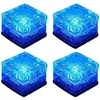 Image de Ineasicer Lampe Solaire Extérieur, 4 Pièces Étanche Lampe Solaire Sol, 8 modes d'éclairage led Lumineuse Solaire Jardin pour Terrasse Pelouse Route