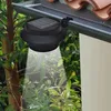 Image de Lot de 6 Lampes solaires pour l'extérieur Lampe de Jardin pour clôture gouttière Noir 35288