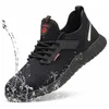 Image de Chaussures de sécurité,Chaussures de Sécurité Homme Femmes Chaussures de Travail Embout Acier Protection Ultra légère et Indestructible Respirant
