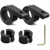 Image de 2pcs 19-30mm Support Barres de Toit Support de Lumiere led Pinces a Barres de Roulement Collier de Serrage,pour Barre de Cage de Roulage pour Hors