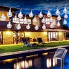 Image de Guirlande Lumineuse, 6.5M 30 led Guirlande Lumineuse Solaire Boule Extérieure Lumières Solaires 8 Modes Décoration Extérieure Étanche - Blanc Froid