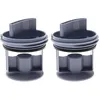Image de Lot de 2 filtres de vidange pour machine à laver 647920 00647920 605010 00605010 compatible avec Bosch compatible avec pompe de vidange de machine à