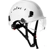 Image de Casque de chantier anti-écrasement avec lunettes, casque de protection de construction ABS pour chantiers de construction et usines, etc.