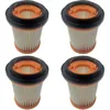 Image de Lot de 4 filtres en tissu de rechange compatibles avec les aspirateurs portables sans fil Shark ION W1 WV200 WV201 WV205 WV220, comparé à la pièce