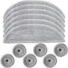 Image de Applicable 12 pièces chiffon de nettoyage de rechange pour Roborock S8 MaxV Ultra, S8 Max Ultra Robot aspirateur,compatible avec VibraRise 3.0,6