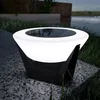 Image de Lampe d'atterrissage d'extérieur solaire pour poteau de clôture, poteau lumineux moderne, lumières de pilier, éclairage LED étanche chaud/froid pour