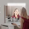 Image de Miroir lampe frontale LED WC salle de bain miroir armoire spéciale poinçonnage simple moderne vanité lampe de table WC miroir lumière