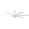 Image de Lucci Air - Ventilateur de plafond dc Atlanta Blanc 142 cm avec led