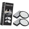 Image de Lot de 2 Filtres hepa pour Rowenta Silence Force Cyclonic 4AAAA (Modèle RO76xx) RO7681EA RO7691EA RO7690EA RO7649EA RO7647EA RO7663EA RO7676EA