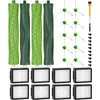 Image de Pièces de rechange pour iRobot Roomba E5 E6 i7 i7+ i3 i3+ i4 i4+ i6 i6+ j7 j7+, Kits d'accessoires de rechange pour Roomba série i/e/j, 4 brosses en