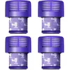 Image de Lot de 4 filtres V10 pour aspirateur Dyson, lot de 4 filtres de rechange pour aspirateur Dyson V10, V10 Absolute, V10 Animal, V10 Motorhead, SV12