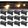 Image de Lampe de clôture solaire étanche, lumière de pont solaire, lampe d'escalier, lampes solaires de jardin led IP65 pour clôtures d'escalier de patio