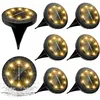 Image de Lampe Solaire Exterieure 8pack 8LED Luminaire Solaire Extérieur Jardin Eclairage Blanc Chaud Spot led Extérieur étanches Luminaire Decoration Panneau